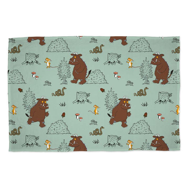 Character World The Gruffalo Officially Licenced Fleece Blanket | Super Soft Warm Blanket | Woodland Design | Perfect For Home, Bedroom, Sleepovers And Camping | 100 - Image 2