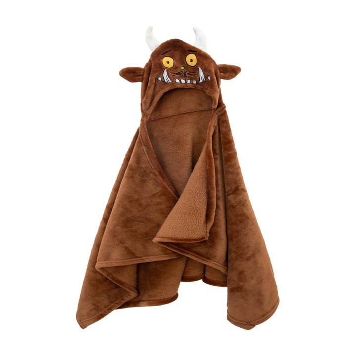 Gruffalo  Kids Brown The Woodland Hooded Blanket With 3D Hood in Size 132 x 70cm, Sports Direct