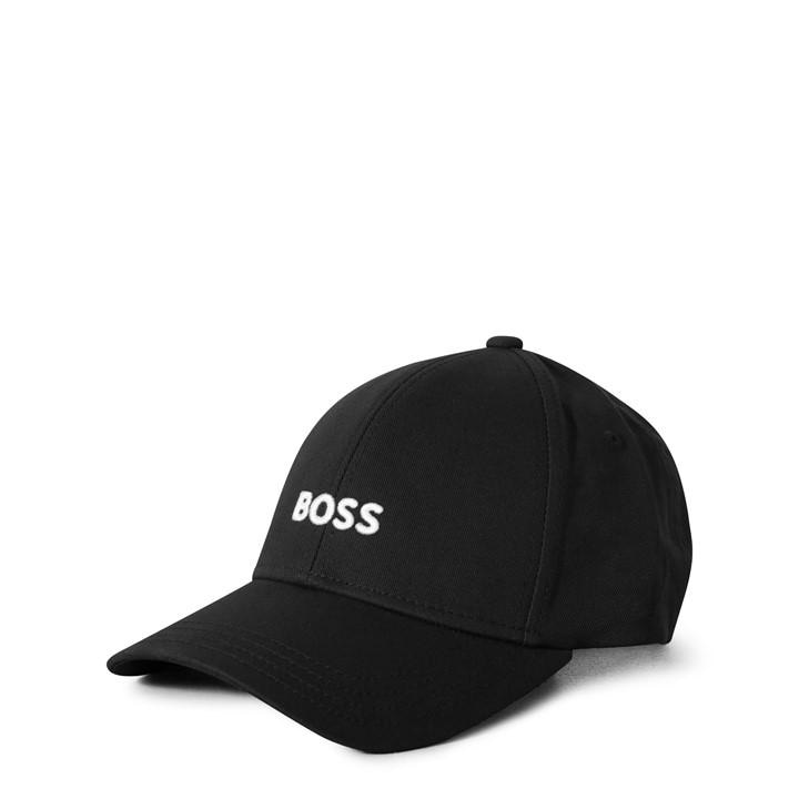 Boss Men's Black Zed Logo-Embroidered Cap in Size Mens, Sports Direct