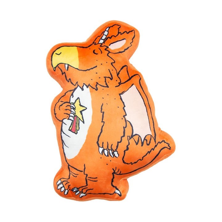 Julia Donaldson  Kids Orange Zog Stars Shaped Cushion, Sports Direct - Image 3