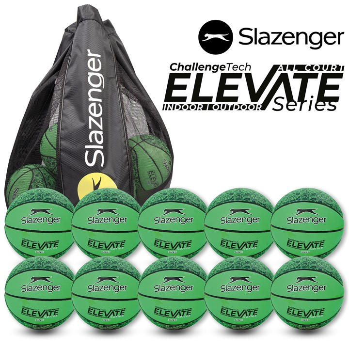 Slazenger Elevate Basketballs - Pack Of 10 in Size Size 3, Sports Direct