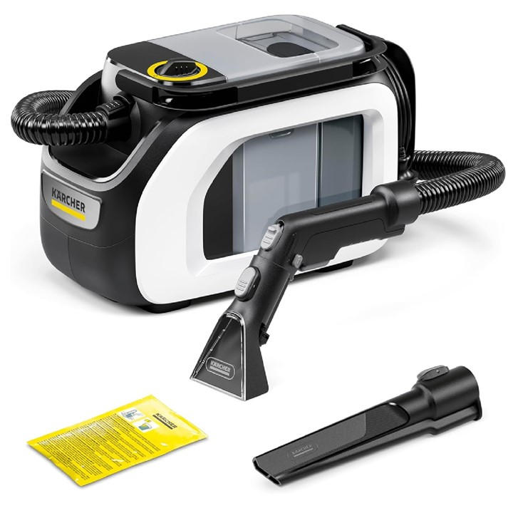Photos - Vacuum Cleaner Karcher SE 3 Compact Spot Cylinder Carpet Cleaner - White 