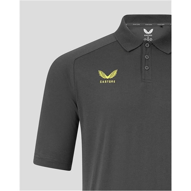 Gunmetal - Castore - Mens Bath Rugby Travel Polo 2026/27