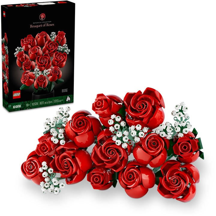 Lego Botanicals 10328 Bouquet Of Roses Set For Adults - Image 17