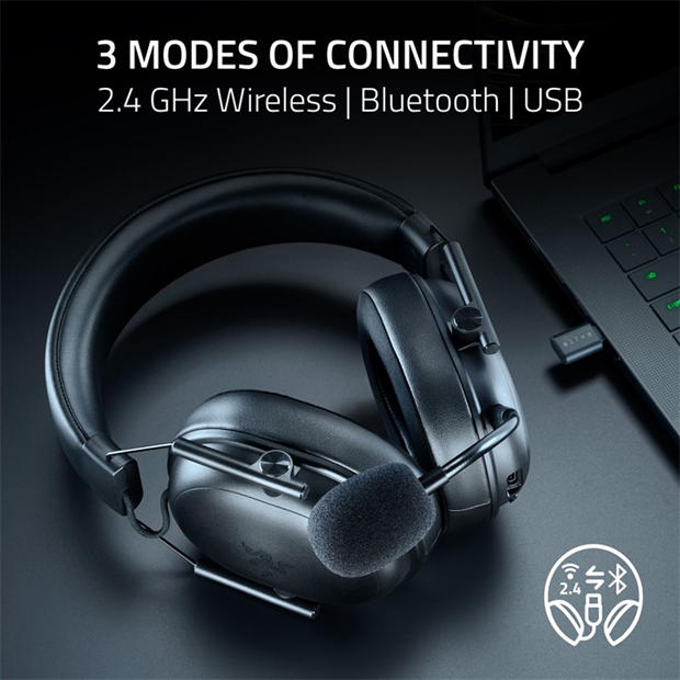 Black - Razer - Razer BlackShark V3 X HyperSpeed Wireless Headset