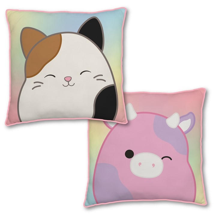 Squishmallows  Kids  Meowmoo Square Cushion, Sports Direct