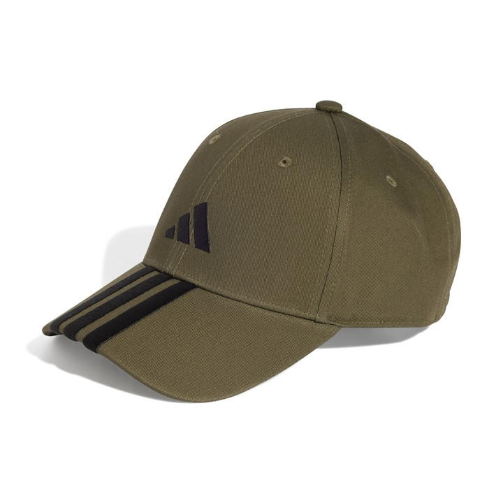 Adidas  Green 3-Stripes Baseball Cap in Size Mens, Sports Direct