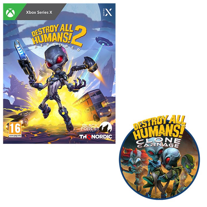 Thq Nordic   Destroy All Humans! Reprobed Action/Adventure Game, Sports Direct