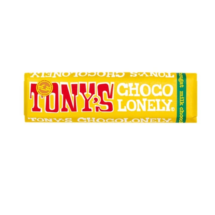 Tonys Chocolonely  Yellow Small Bar (35 X 47G Bars) in Size Box of 35, Sports Direct
