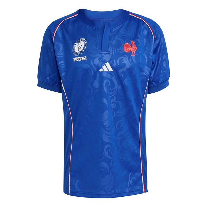 France  Men's   Rugby World Cup Home Shirt 2025 , Football by adidas in Size M, Sports Direct