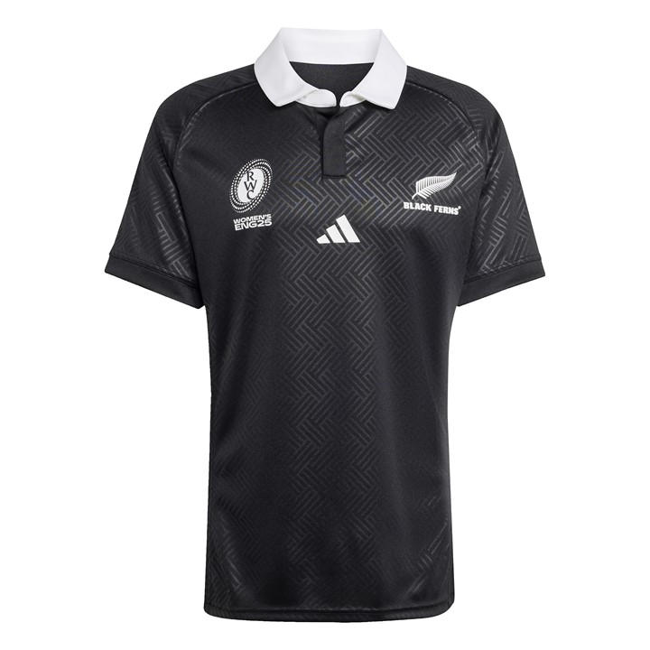 Adidas Men's Black Ferns World Cup Home Shirt 2025  in Size XL, Sports Direct