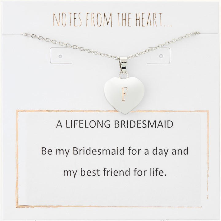 Notes From The Heart Women's Silver Nfth - A Lifelong Bridesmaid, Sports Direct