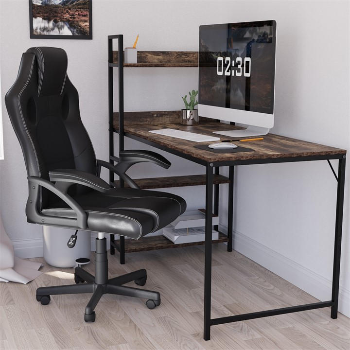 Lassic  Black Vida Designs Coma Racing Gaming Chair Ukfr, Sports Direct