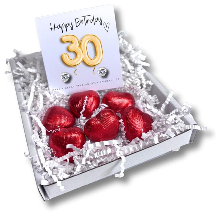 hearts  Women's  Gold 30Th Birthday Mini Gift Hamper - Earrings, Football by Aye Do Gifts, Sports Direct
