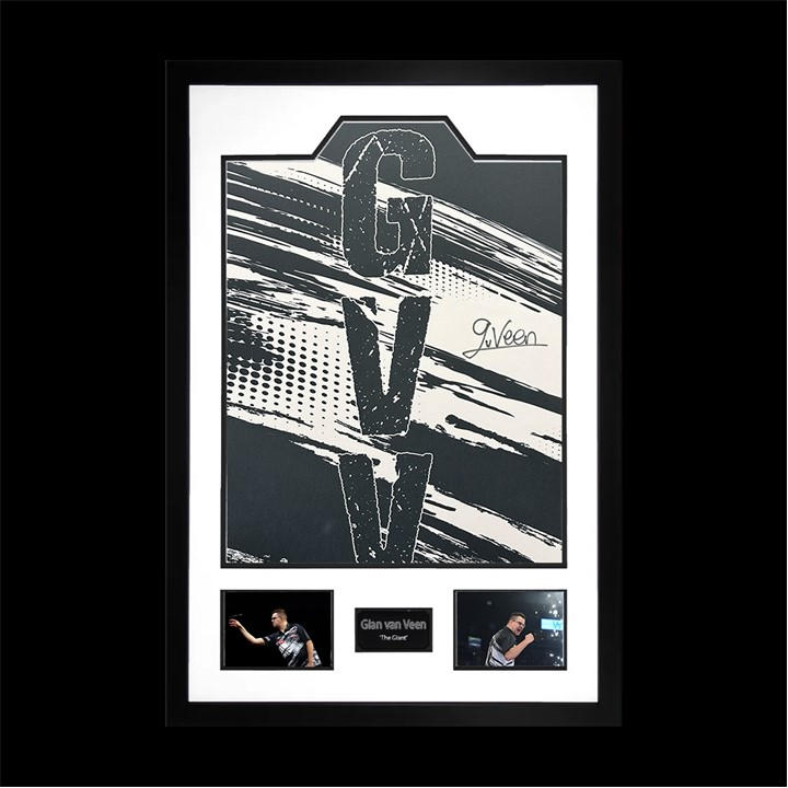 The Fan Cave Gian van Veen Signed Shirt Premium Frame - Image 2