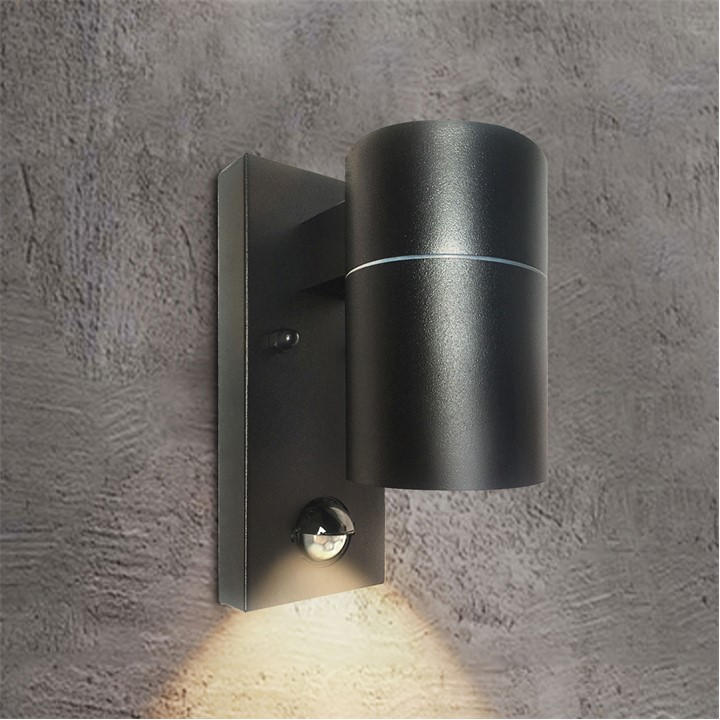 Breeins  Black Wall Light With Pir Motion Sensor, Sports Direct