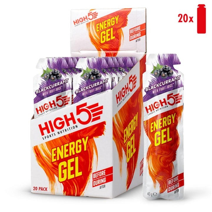 High5  Purple High 5 Energy Gel -  in Size 20 Pack, Sports Direct