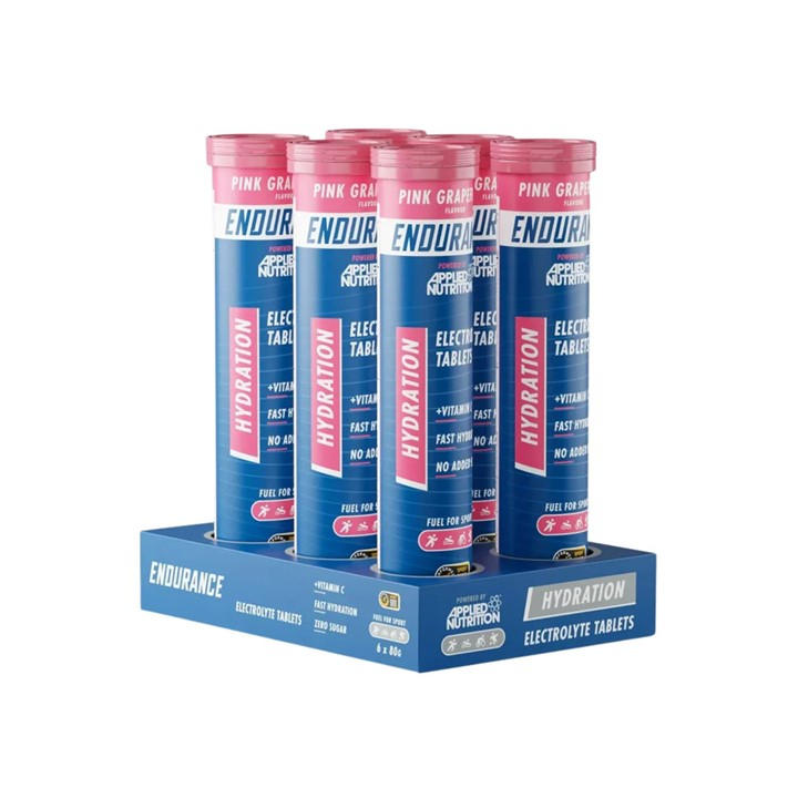 Applied Nutrition  None Endurance Hydration Electrolyte (6 X 20 Tablet Tube) in Size 45x45cm, Sports Direct