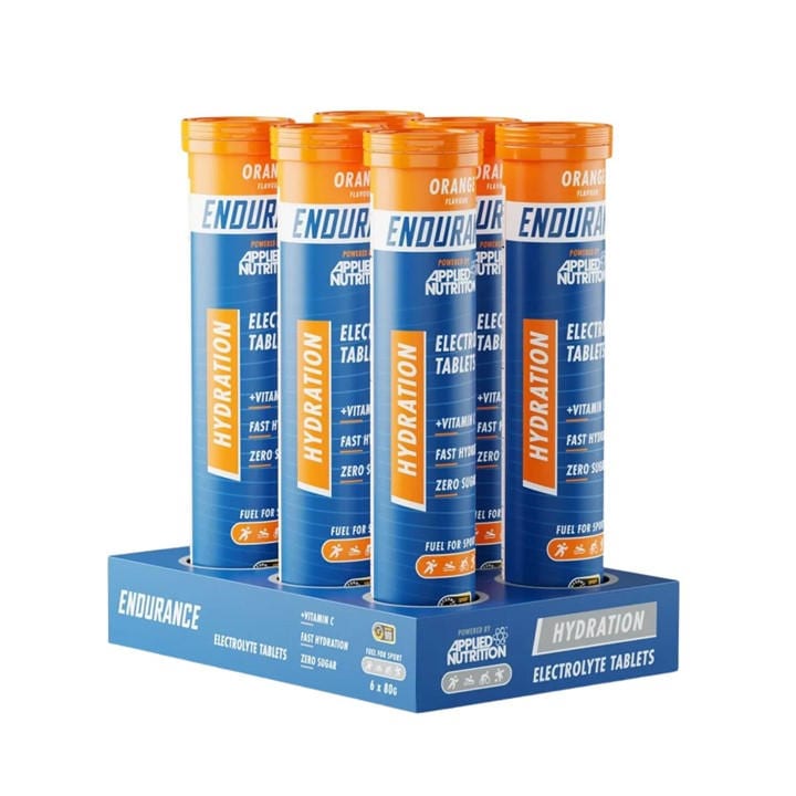 Applied Nutrition  None Endurance Hydration Electrolyte (6 X 20 Tablet Tube) in Size 45x45cm, Sports Direct