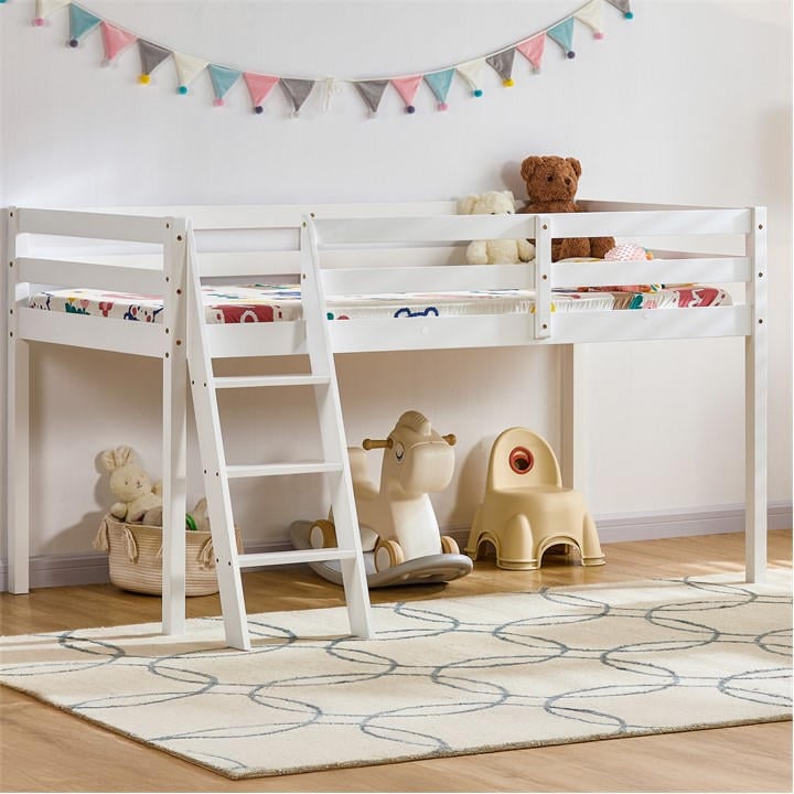 Lassic  Kids White Vida Designs Sydney Bunk Bed, Sports Direct