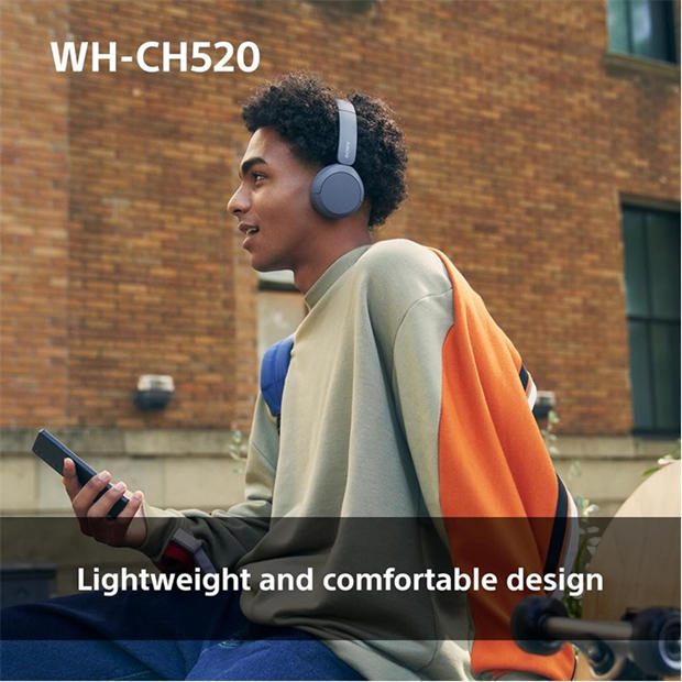 Beige - Sony - Sony WH-CH520 Wireless Headphones- Beige