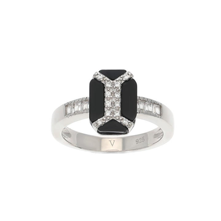 Espree Women' Silver The Nightime Ring in Size S, Sports Direct