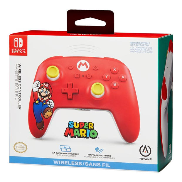 Nintendo Switch - PowerA - Switch Wireless Controller - Mario Joy