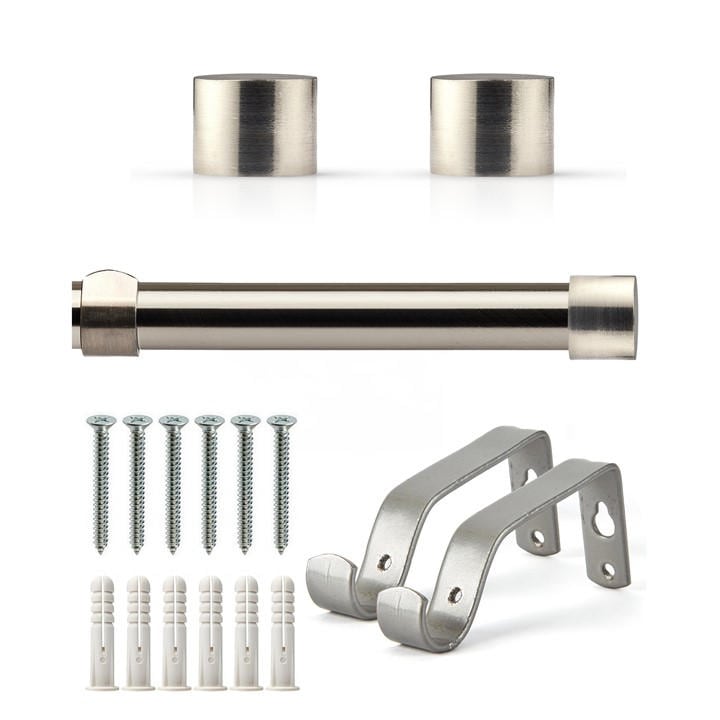 Emma Barclay  Grey Curtain Pole Extendable Full Stop in Size 160-300cm, Sports Direct