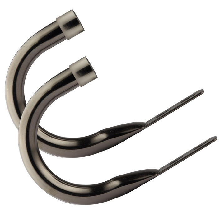 Emma Barclay  Black Metal Holdback Pair Tiebacks Full Stop, Sports Direct