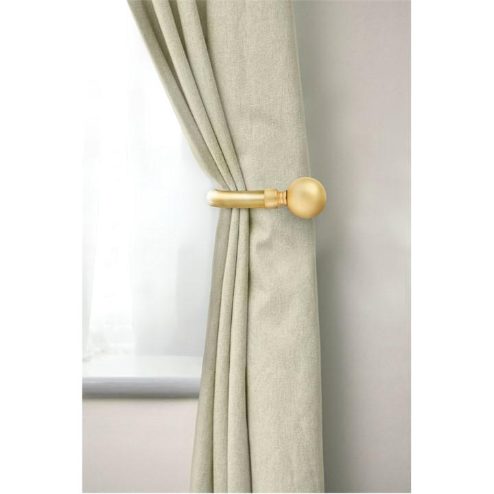 Emma Barclay  Gold Metal Holdback Pair Tiebacks Ball, Sports Direct