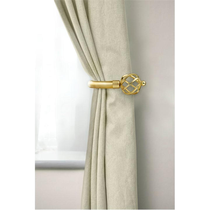 Emma Barclay  Gold Metal Holdback Pair Tiebacks Bird Cage, Sports Direct