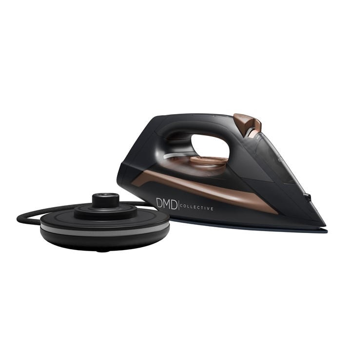 Dmd Collective  Black Cordless Steam Iron - 2800W Power, Sports Direct