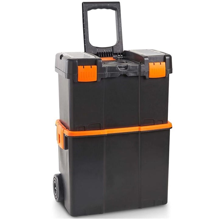 Vonhaus  Black Roller Tool Box, Sports Direct
