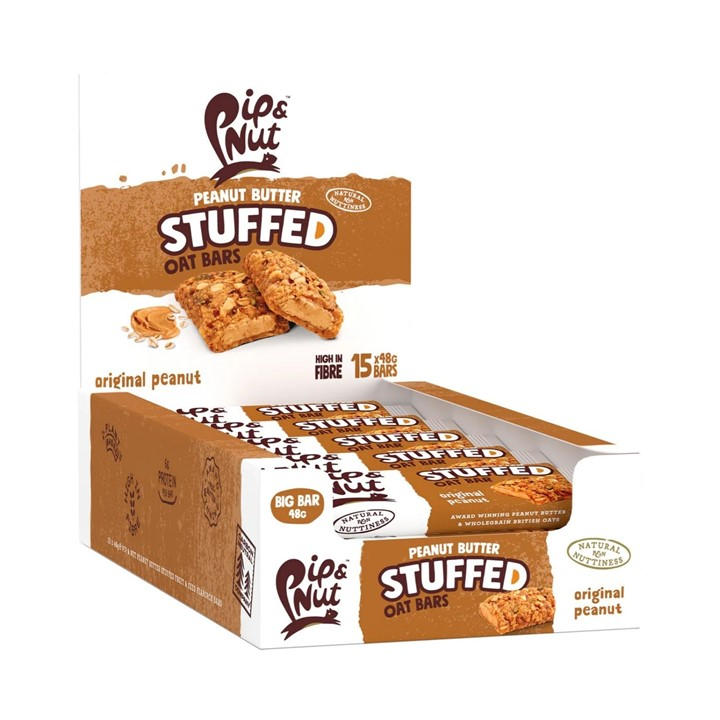 Pip And Nut  None Pip & Nut - Peanut Butter Stuffed Oat Bar (15 X 45G) in Size Pack of 15, Sports Direct