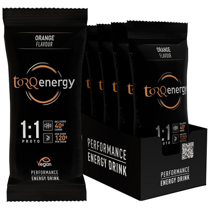 Torq  Orange Proto 1:1 Energy Drink Sachet (Box 12), Sports Direct