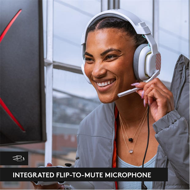 White - Logitech - Astro A10 Headset