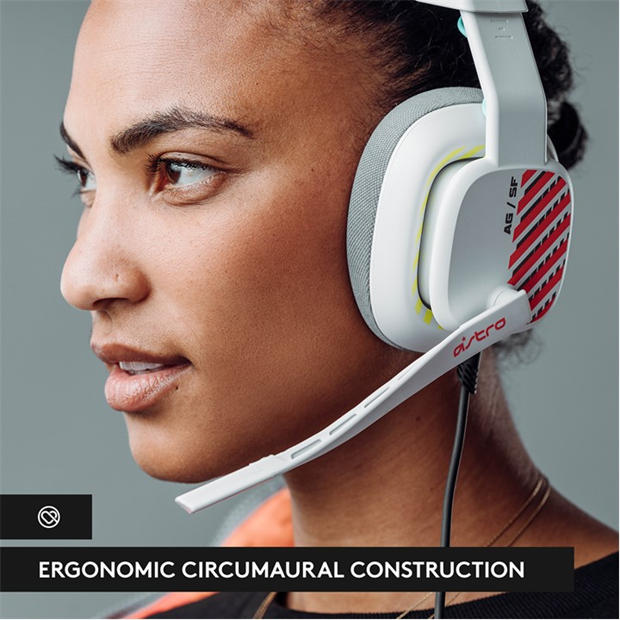 White - Logitech - Astro A10 Headset
