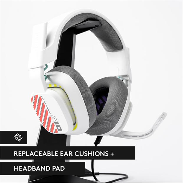 White - Logitech - Astro A10 Headset