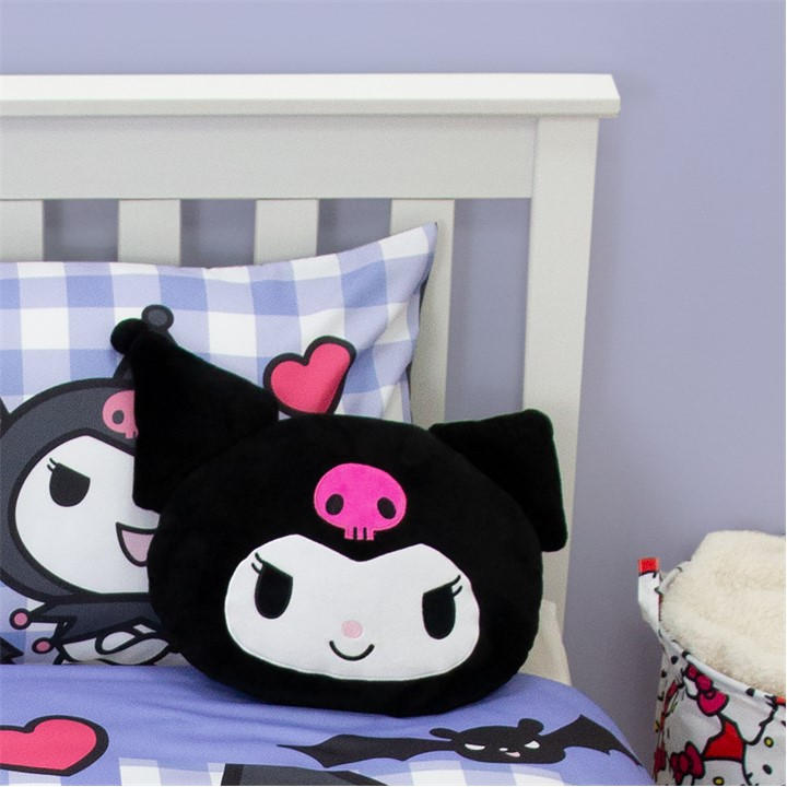 Hello Kitty  Kids  Kuromi Shaped Cushion, Sports Direct