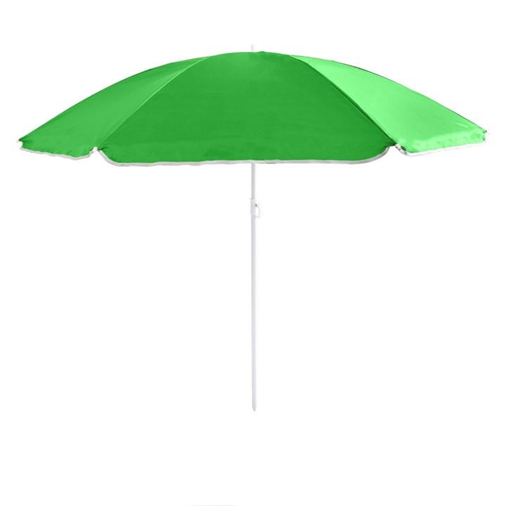 Nalu  Green 34 Rib Uv Beach Parasol ( in Size 160cm, Sports Direct