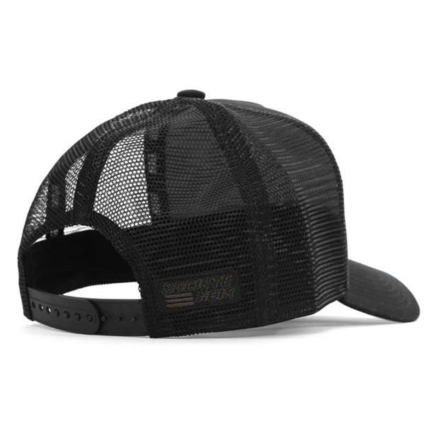 Black - Societe Noir - Men's Box Mesh Trucker Cap