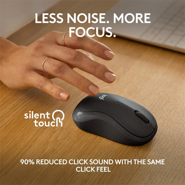 Black - Logitech - Logitech M240 00