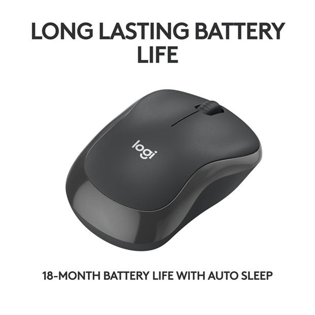 Black - Logitech - Logitech M240 00