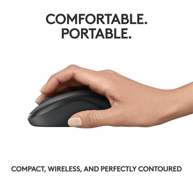 Black - Logitech - Logitech M240 00