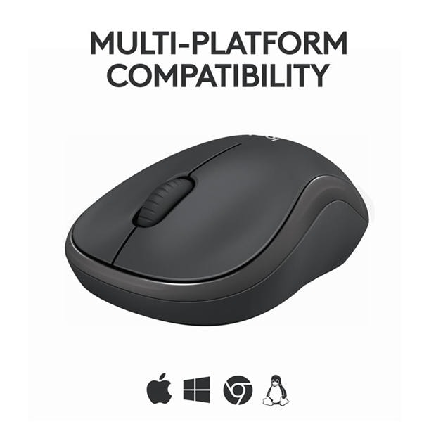 Black - Logitech - Logitech M240 00