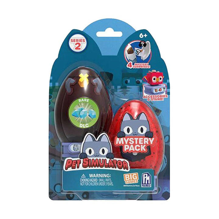 Roblox Unisex White Pet Simulator S2 Mystery Pets 2Pk Egg