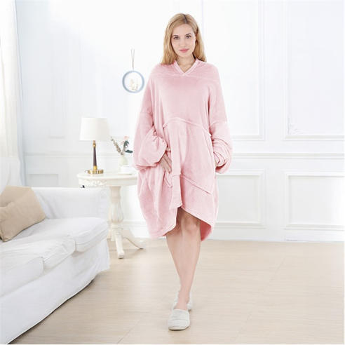 Emma Barclay - XXL Hooded Snuggle Blanket Adult Wearable Robe