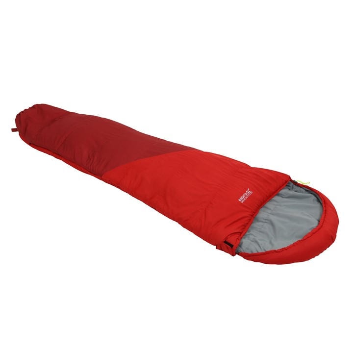 Regatta  Pepper/Dkred Hilo V2 300 Sleeping Bag in Size Single, Sports Direct