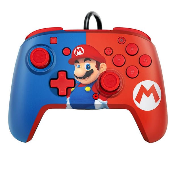 Nintendo Switch - PDP - Mario Switch Controller and Headset Bundle