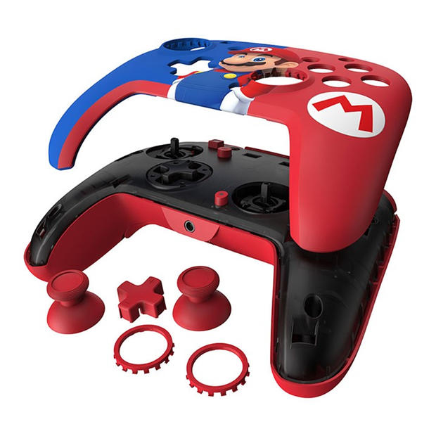 Nintendo Switch - PDP - Mario Switch Controller and Headset Bundle